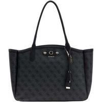 guess bolsa bolso tote lindsey logo carbon para mujer