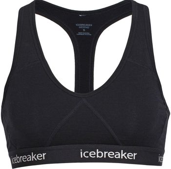 Icebreaker Women's Sprite Merino Racerback Bra SS18, Black