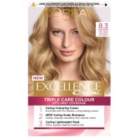 loreal paris excellence creme permanent hair dye various shades - 83 natural golden blonde