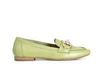 mocasines de piel con horsebit green
