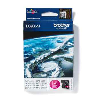 BROTHER Cartucho de tinta magenta LC985 para DCP-J315W sin blister
