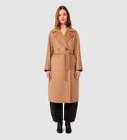 weekend max mara para mujer 2525016102600 abrigo resina marron 40 casual lana