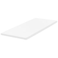 cubrecolchon de espuma 90 x 200 cm blanco calm
