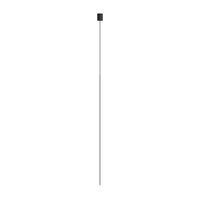 lampara colgante led rene vertical 16w