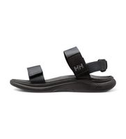 helly hansen para mujer 12022 sandalias belmond negro 35 plano velcro casual