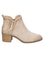botines con tacon xti 145035 en beige para mujer 41