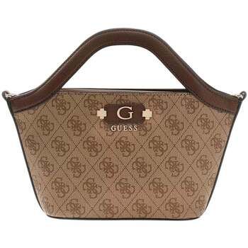 Guess Bolso de mano Bolso Tote Lindsey Mini Logo Latte para mujer