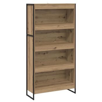 Estantería Para Libros 80 X 30 X 155 Cm Madera De Ingeniería Vidaxl