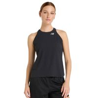 camiseta new balance race day ultra light sin mangas negro mujer talla m
