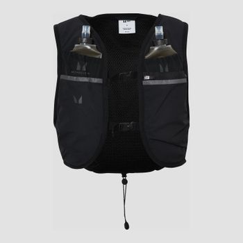 Paquete de camiseta de tirante Hydration y 2 botellas blandas para correr de MP - M