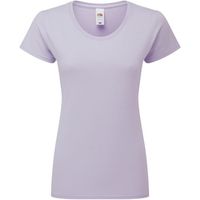 fruit of the loom camiseta iconic premium para mujer