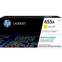 hp 655a cf452a yellow original standard capacity toner cartridge