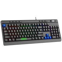 teclado sparco stealth de membrana espanol rgb completo con ruleta volumen