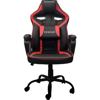 Infiniton GSEAT-TS Silla Gaming con Respaldo Reclinable hasta 120kg Roja