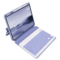 royal bailey sx11 funda con bluetooth teclado para ipad air 112024ipad air 5 1092022ipad air 4 1092020ipad pro 112022202120202018 morado