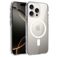 cool funda magnetica transparente para iphone 16 pro