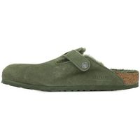 birkenstock sandalias boston suede shearling para hombre
