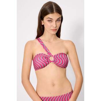 Ysabel Mora Bikini Top bikini estampado ondas copa B para mujer