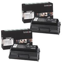 original multipack lexmark e321 printer toner cartridges 2 pack -12a7405