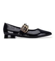xti para mujer 14641801-negro zapatos 146418 negro 39 1 a 3cm hebilla casual clasico charol