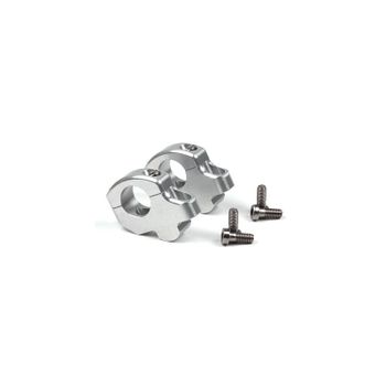 Elevadores de manillar LSL 25mm pull back 16mm manillar 28.5mm gris par
