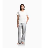 emporio armani para mujer ew003043af19039 pantalon nightwear azul m homewear algodon