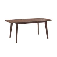 mesa de comedor extensible de madera oscura 6-8 personas