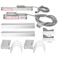 escala lineal de aleacion de aluminio 2ae3ae apta para la pantalla digital jcs900 - 2aejcs900 - 3ae se puede utilizar en fresadoras y tornos