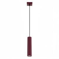 lampara colgantes borgona aluminio alt 118 cm