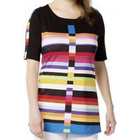 Rainbow Striped Tunic Top