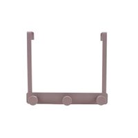 perchero de puerta de metal con 3 ganchos
