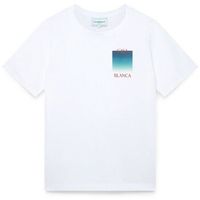 casablanca camiseta gradient casa logo white para hombre