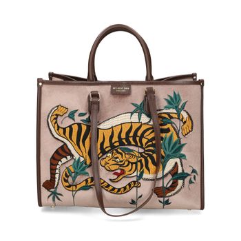 Mbb Bolsos Mujer - Beige Talla Os