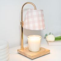 lampara para velas con temporizador poliester vichy