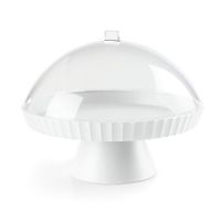 pedestal con campana y clavijero de polipropileno blanco