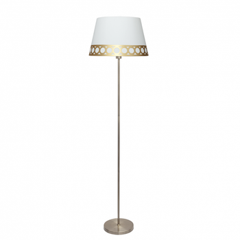 Fabrilamp Pie Salón Dalia 1xe27 Blanco Oro 165x40x40 Cm