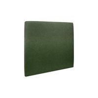 cabecero tapizado 180 cm - tela natte verde caqui