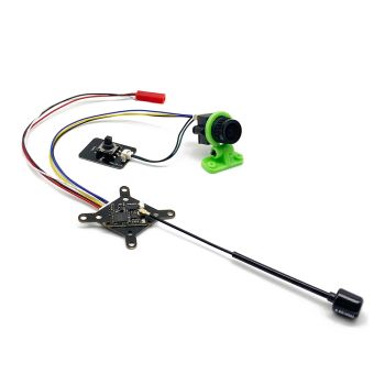 EWRF 500mW 5.8GHz FPV VTX y cámara combo de 1200TVL - voltaje amplio de 7-12V, compatible con TBS Analog, FOV de 135° co