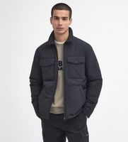 barbour para hombre mqu1828 chaqueta distill quilted jacket negro m casual poliester