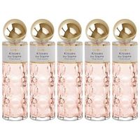 pack de 5 eau de parfum mujer saphir kisses 200 ml