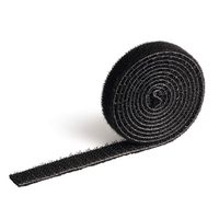 durable brida de velcro negro 10 mm