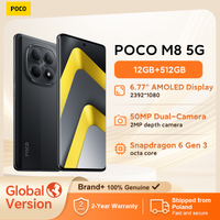 version global del smartphone poco m8 5g 12 gb 512 gb con procesador snapdragon 6 gen 3 pantalla amoled de 677 camara de 50 mp bateria de 5520 mah y carga de 45 w telefono movil poco