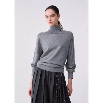Liu Jo Jersey Jersey de cuello alto en lana con pulsera para mujer