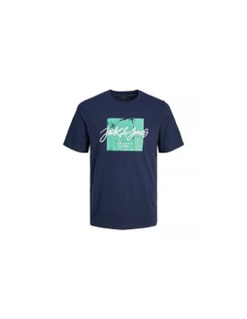 Camiseta Jack and Jones tiley Crew Azul Marino Infantil