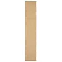 alfombra de sisal natural 66x350 cm vidaxl