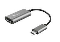 adaptador trust 23774 usb-c a hdmi hembra uhd 4k audio multicanal