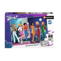 puzzle de 60 piezas - totally spies amigos para toda la vida