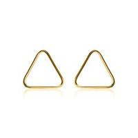 pendientes triangulares para mujer en oro de 9 quilates