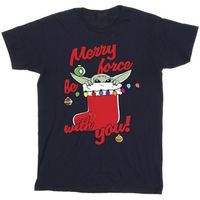 disney camiseta merry force be with you para hombre