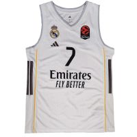 camiseta facundo campazzo real madrid baloncesto primera equipacion adidas 2025-26 blanca